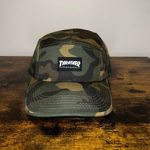 Thrasher camo 4 panel cap